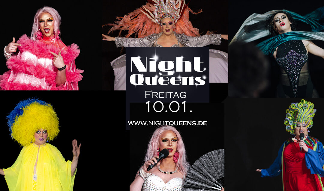 Night Queens Travestie Show Variete Drag Revue Termin Karten Ticket festival event frankfurt showgirls Jungesellenabschied Junggesellinnen JGA Travestieshow showgirls